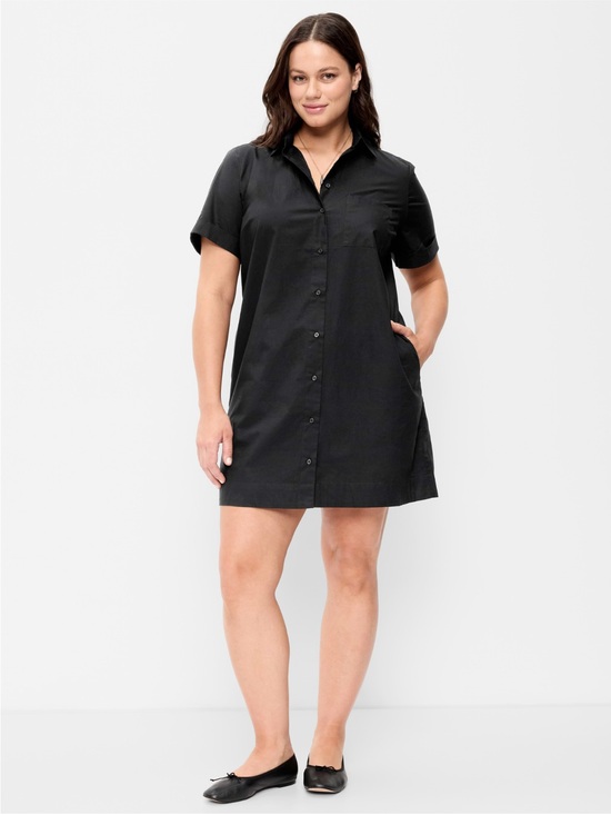 Old Navy Dresses & Skirts - NWT Old Navy Button-Front Mini Shirt Dress Women's Petite Medium